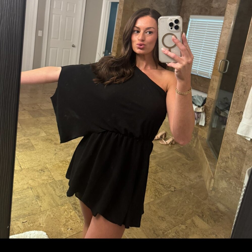 Flirty One Shoulder Dress